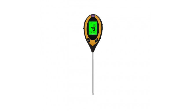 IVY Aqua ST-02 4in1 Garden Soil Testing device measure Sunlight Moisture Temperature PH Black