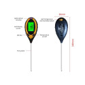 IVY Aqua ST-02 4in1 Garden Soil Testing device measure Sunlight Moisture Temperature PH Black