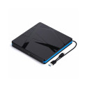 CP WU3 Slim External USB 3.0 CD / DVD Rom Drive Writer / Reader with USB Cable Power Black