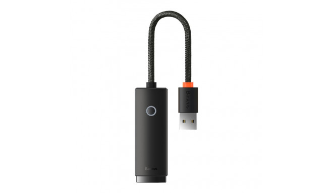 Baseus WKQX000001 Lite USB to RJ45 Võrgu Internetiadapterkaart 100Mbps Must