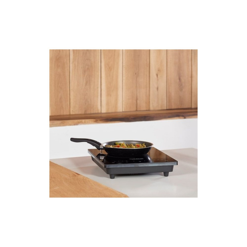 30cm Black 2 Zone Plug-In Domino Induction Hob - 10