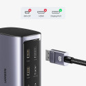 Ugreen Multifunkční HUB 12v1 USB C USB HDMI DP RJ45 AUX SD TF šedý (CM555)