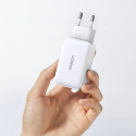 Rychlonabíječka Ugreen CD244 65W USB-A / 2x USB-C GaN - bílá