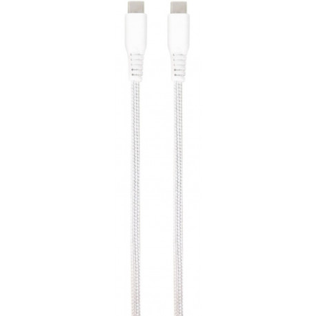 Vivanco kaabel USB-C - USB-C LongLife Charging 1,5m, valge (62398) (avatud pakend)