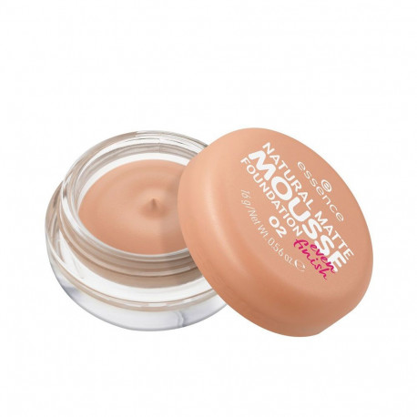 ESSENCE NATURAL MATTE base maquillaje en mousse #02 16 gr
