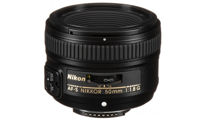 Nikon AF-S NIKKOR 50mm f/1.8G - Demonstracinis (expo) - Baltoje dėžutėje (white box)