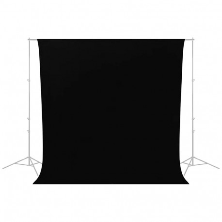 Caruba Wrinkle Resistant Backdrop 2,60 x 3 Meter Zwart