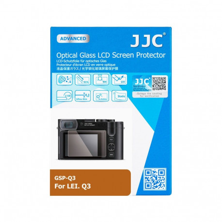 JJC GSP Q3 screenprotector van optisch glas