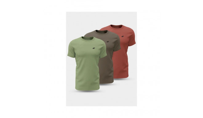 T-shirts 4F M 4FWSS24TTSHM1896-91S 3-PACK (4XL)