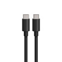Maxlife MXCC-04 PD QC car charger 1x USB-C 1x USB 20W black + USB-C - USB-C cable 60W