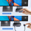 Ugreen CM664 HDMI switch 2v1 KVM switch - černý