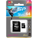 Silicon Power memory card microSDXC 64GB Elite + adapter