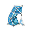 Magnetic Pro-L Panels 110 pieces GEOMAG GEO-024