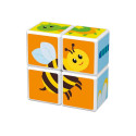 Magicube Printed Insects magnetic blocks + cards 7 pieces GEOMAG GEO-121