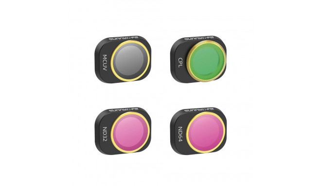 4 Lens Filters MCUV, CP, ND32/64 Sunnylife for DJI MINI 4 PRO