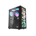 Computer Case Darkflash DK180 Graffiti (black)