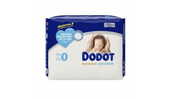 Ühekordsed mähkmed Dodot Sensitive Suurus 0 (24 uds)