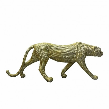 Dekoratiivkuju DKD Home Decor Kuldne Leopard 120 x 23 x 44 cm