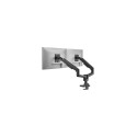 Equip 17&quot;-35&quot; Heavy-Duty Dual Monitor Desk Mount Bracket, Black