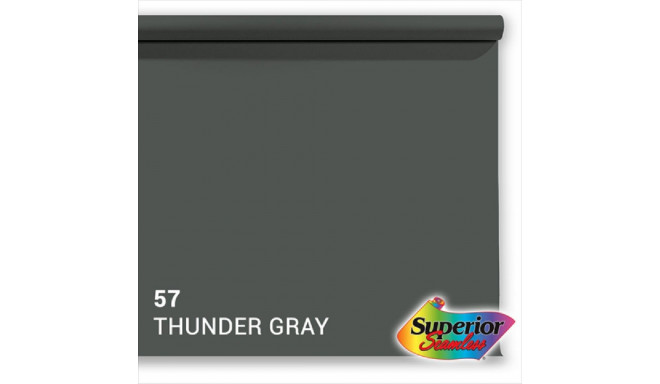 Superior papīra fons 57 Thunder Grey 1.35 x 11m