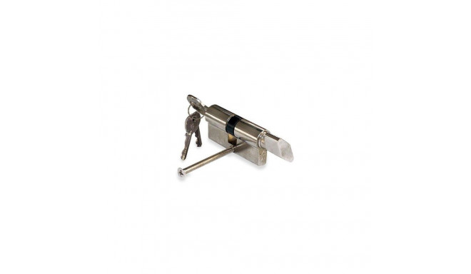 CYLINDER LOCK W KNOB 80MM 40X40 CHRO 5K