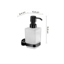 AMALFI SOAP DISPENSER MATT BLACK