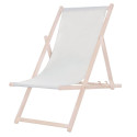 / PLATINET GARDEN WOODEN SUNBED SUMMER GREY-BEIGE [45448]