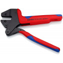 KNIPEX crimp system pliers 97 43 200 A, crimpzange (red/blue, without crimed use)