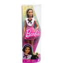 Mattel Barbie fashionistas doll with black hair and plaid dress