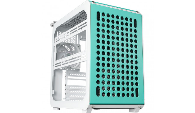 Cooler Master Qube 500 Flatpack Macaron Edition Tower Case (White, Mint, Pink, Cream)