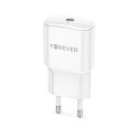Forever TC-01 PD QC charger 1x USB-C 20W white