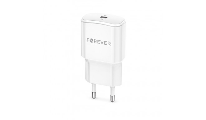 Forever TC-01-20C PD QC charger 1x USB-C 20W white