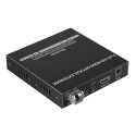 PremiumCord HDMI fiber optic extender FULL HD 1080p up to 40 km, IR, RS232, Audio 3,5mm