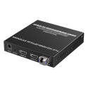 PremiumCord HDMI fiber optic extender FULL HD 1080p up to 40 km, IR, RS232, Audio 3,5mm