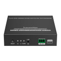 PremiumCord HDMI KVM fiber optic extender FULL HD 1080p up to 40 km, IR, RS232, Audio 3,5mm