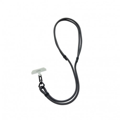 Kaelapael Crossbody Slim Lanyard Civilian + kinnitusaas telefoniümbrisele, grafiit/must, Urban Armor