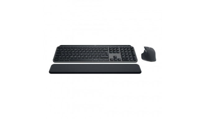 LOGITECH MX Keys S Combo Keyboard and mouse set backlit wireless Bluetooth LE Danish/Finnish/Norwegi