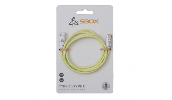 Sbox Type C - Type C M/M 1m yellow TYPEC-1-Y