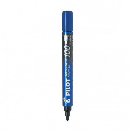 PERMANENT MARKER 100 - FINE BULLET TIP - BLUE