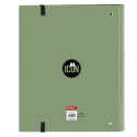 Ring binder Minnie Mouse Mint shadow Military green (27 x 32 x 3.5 cm)
