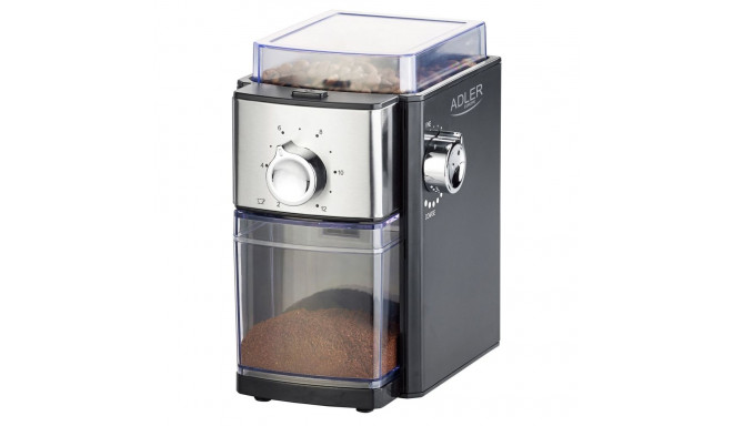 Adler Coffee Grinder AD 4448 300 W, Coffee beans capacity 250 g, Number of cups 12 per container pc(