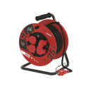 Rubber Extension Cord Reel – 4 sockets, 25m, 2.5mm² SCHUKO Rubber Extension Cord Reel – 4 sockets, 25m, 2.5mm² SCHUKO