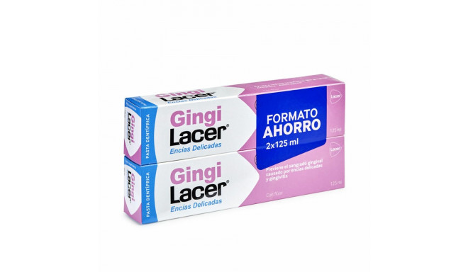 Toothpaste Sensitive Gums Lacer Gingi 2 x 125 ml (2 Pieces)