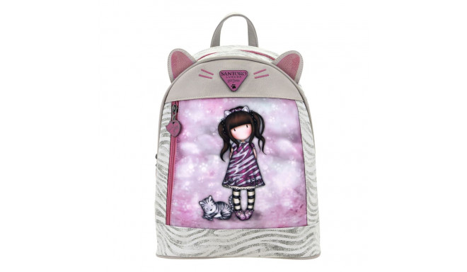 Casual Backpack Gorjuss Ruby wild Grey (25,5 x 31 x 10 cm)