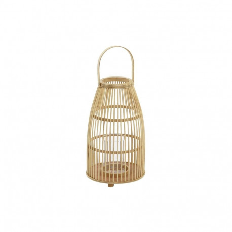 Candleholder DKD Home Decor Crystal Bamboo (25 x 25 x 56 cm)