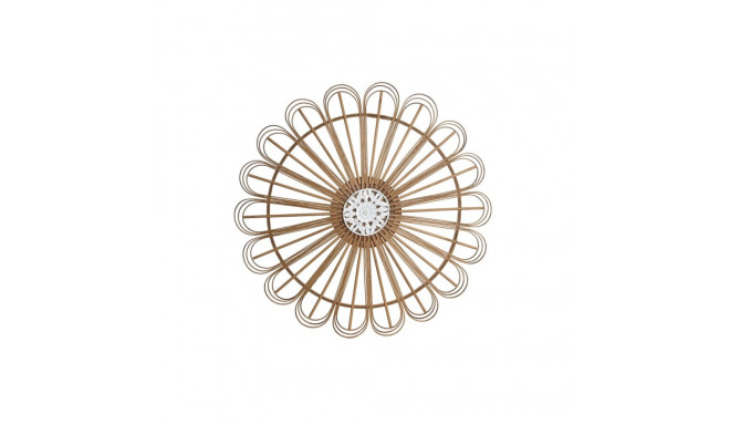 Wall Decoration DKD Home Decor White Brown Natural Urban 70 x 1.5 x 70 cm 70 x 1,5 x 70 cm 73 x 1,5 