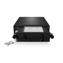 ICY BOX IB-148SSK-B black 5.25 inch - for 3.5 inch & 2.5 inch SATA/SAS HDD/SSD