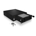 ICY BOX IB-148SSK-B black 5.25 inch - for 3.5 inch & 2.5 inch SATA/SAS HDD/SSD