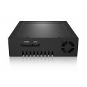 ICY BOX IB-148SSK-B black 5.25 inch - for 3.5 inch & 2.5 inch SATA/SAS HDD/SSD