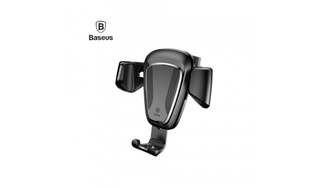 Baseus Gravity Universal Car Air Vent Automatic Fixation Holder for Smartphones Black